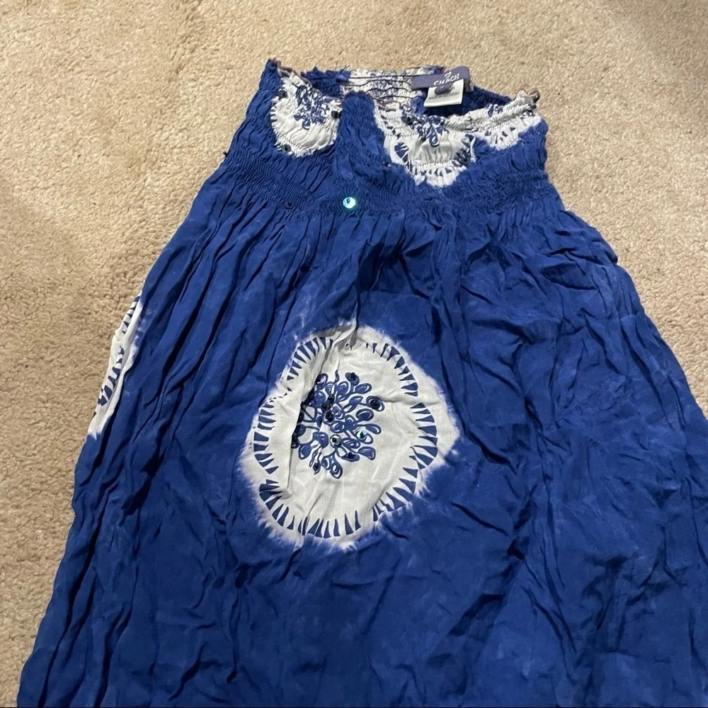 Chach strapless sequined swim coverup 8